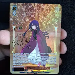 Signed Weiss Schwarz Oshi no ko Vol.2 OSK/S121-027SSP SSP Ai FOIL - Image 5