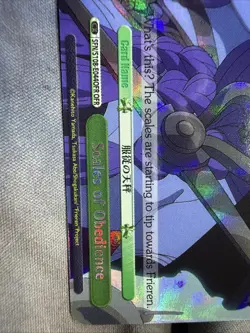WEISS SCHWARZ ENG FRIEREN: BEYOND JOURNEY'S END SCALES OF OBEDIENCE CX SFN /S108 - Image 4