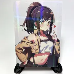 Attack on Titan Sasha Braus Sexy Anime Waifu Girl Hot Goddess Story ACG Art Card - Image 1