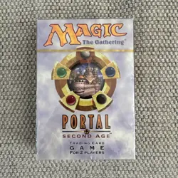 Magic The Gathering 1998 MTG Portal Second Age Trading Card Game Factory Sealed - Image 1