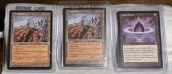 MTG Wasteland X2 Lightly Heavily Played & Lotus Petal Lot 3 Cards Magic - Image 1