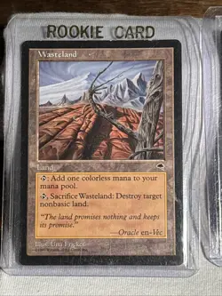 MTG Wasteland X2 Lightly Heavily Played & Lotus Petal Lot 3 Cards Magic - Image 2