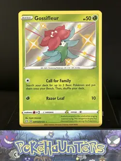 Pokemon Card Gossifleur SV010/SV122 Shining Fates Ultra Rare Shiny Vault NM - Image 1