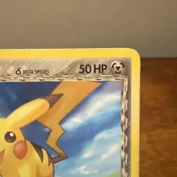 Pokemon TCG Pikachu EX Holon Phantoms 79/110 Delta Species Non Holo Card 2006 MP - Image 3