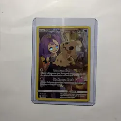 Pokemon Mimikyu TCG Sun & Moon Cosmic Eclipse Holo Card 245/236 Secret Rare NM - Image 1