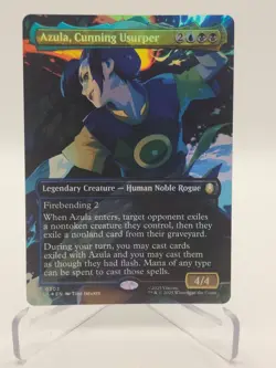 Magic The Gathering Azula, Cunning Usurper Borderless Foil NM - Image 1