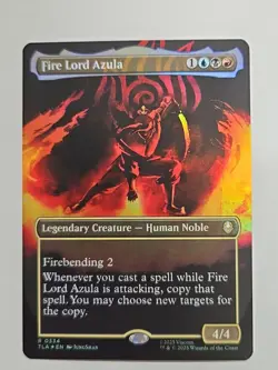 Fire Lord Azula (0334) (Borderless) Avatar: The Last Airbender Foil - Image 1