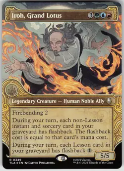 MTG Iroh, Grand Lotus (Showcase) Foil NM Avatar: The Last Airbender Magic 349 - Image 1