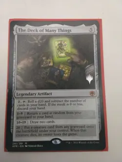 MTG The Deck of Many Things Adventures in the Forgotten Realms Regular - Image 1