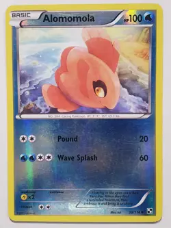 REVERSE HOLO Alomomola 38/114 LP / VLP - Black White Pokemon Card - sui Art - Image 1