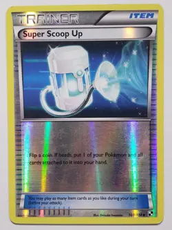 REVERSE HOLO Super Scoop Up 103/114 LP - Black White Pokemon Card - Image 1