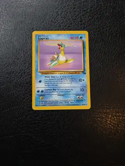 Lapras 25/62 Fossil Set Non-Holo Pokemon Card - Image 3
