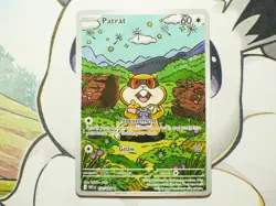 Ultra Rare Pokemon S&V White Flare Patrat 152/086 Illustration Rare - Image 1