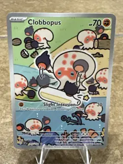2024 Pokemon Scarlet & Violet SSP EN-Surging Sparks #207 Clobbopus IR - Image 2