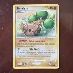 Bonsly 71/130 Pokemon Diamond & Pearl Common 2007 LP - Image 1