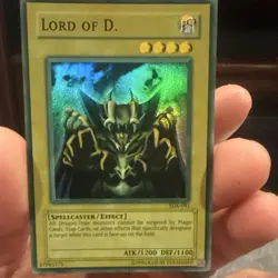 Yu-Gi-Oh! - Lord Of D. - SDK-041 - Super Rare - Ink Heavy Fade ( Misprint ) - Image 1