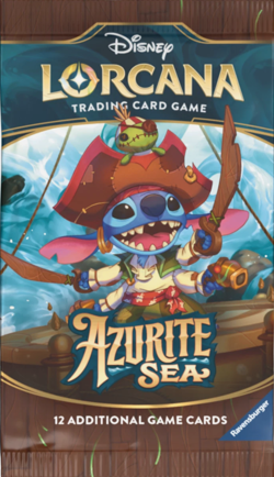 Disney Lorcana - Azurite Sea Booster Pack - Sealed NEW - Image 1