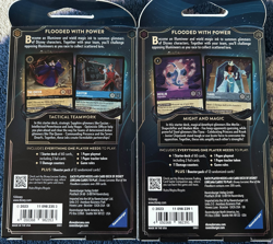 Disney Lorcana Rise of the Floodborn Starter Decks Amber Sapphire Amethyst Steel - Image 2
