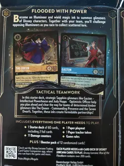 Disney Lorcana Rise of the Floodborn Starter Decks Amber Sapphire Amethyst Steel - Image 4