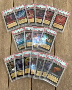 Disney Lorcana First Chapter Foil Cards PSA Graded - NEW CARDS ADDED - Image 2