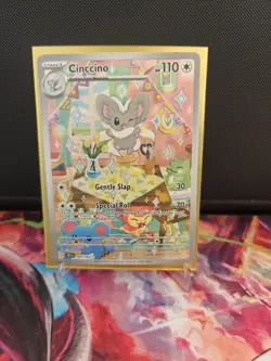 Pokemon Card - Cinccino 183/162 Illustration Rare - Temporal Forces - NM {475} - Image 1