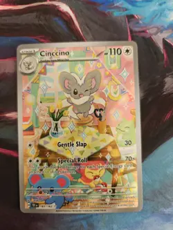 Pokemon Card - Cinccino 183/162 Illustration Rare - Temporal Forces - NM {475} - Image 2