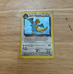 Pokemon Dark Dragonite Holo Rare TCG Card 5/82 DAMAGED - Image 1