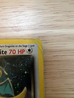 Pokemon Dark Dragonite Holo Rare TCG Card 5/82 DAMAGED - Image 3