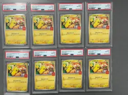 PSA 10 Pikachu McDonald's Promo 020/M-P Japanese Pokemon Card 8 Set Japanese - Image 1