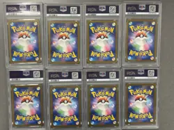 PSA 10 Pikachu McDonald's Promo 020/M-P Japanese Pokemon Card 8 Set Japanese - Image 2