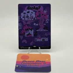 MTG Swamp 1947 Non Foil Flower Power Secret Lair Drop Ashley Dreyfus - Image 1