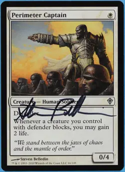 Perimeter Captain Worldwake NM Uncommon Artist Signed CARD (s2026) ABUGames - Image 1