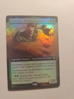 FOIL Sandman, Shifting Scoundrel Extended Art - Marvel's Spider-Man - NM #0266 - Image 1