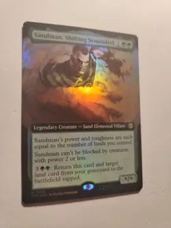 FOIL Sandman, Shifting Scoundrel Extended Art - Marvel's Spider-Man - NM #0266 - Image 2