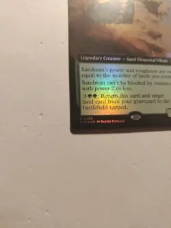 FOIL Sandman, Shifting Scoundrel Extended Art - Marvel's Spider-Man - NM #0266 - Image 4