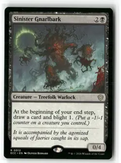 Sinister Gnarlback Commander: Lorwyn Eclipsed Regular - Image 1