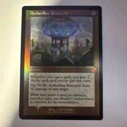 MTG - Aetherflux Reservoir - The Brothers' War: - Artifacts Foil -NM - Image 1