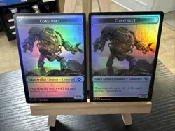 MTG *2x Construct Foil Double Sided Token* (NM) Modern Horizons 2 Magic - Image 1