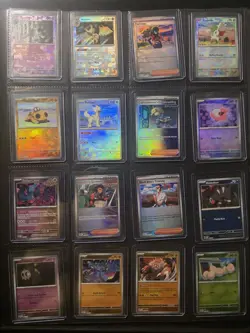 Lot of 16 Pokemon Prismatic Evolutions Poke Ball Pokeball Reverse Holos - Image 1