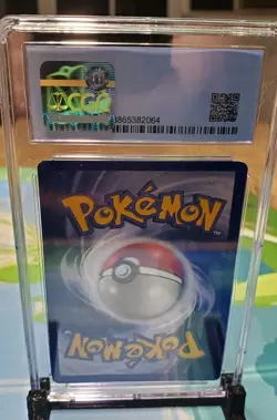 CGC Near Mint+ 7.5 Mewtwo Pokemon Base Set Holo Rare 10/102 - Image 3