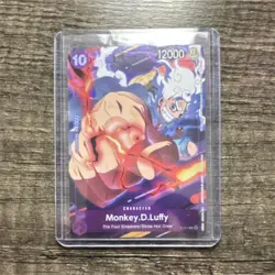 One Piece Monkey.D.Luffy P-041 12000 The Four Emperors Straw Hat Crew CCG - Image 1