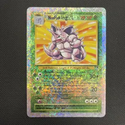 Pokemon Cards: Legendary Collection Reverse Holo: Nidoking 31/110 - Image 1