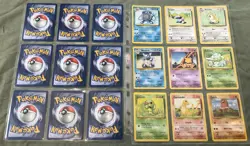 1999 BASE SET POKEMON CARDS BUNDLE #2 (53 OUT OF 102) COMMON/UNCOMMON/RARE - Image 3