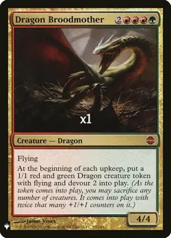 MTG Mystery Booster MB1 Dragon Broodmother MINT - Image 1