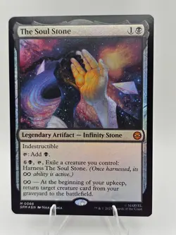 The Soul Stone – Marvel's Spider-Man Foil MTG – EN – Mythic Rare – NM (0066) - Image 1