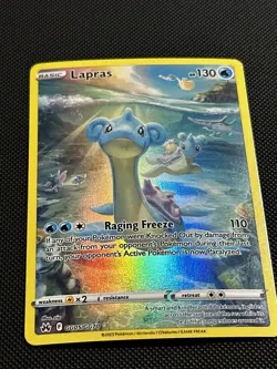 Pokemon Crown Zenith Lapras GG05/GG70 Galarian Gallery Ultra Rare LP Condition - Image 2