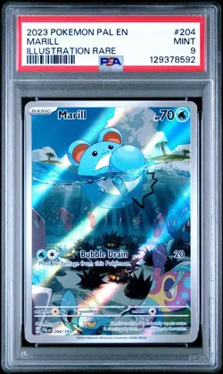 2023 Pokemon Paldea Evolved Marill 204/193 - PSA 9 - Mint - Image 1