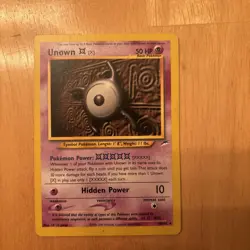 Pokemon Unown [X] 30/105 Neo Destiny Regular - Rare - Image 1
