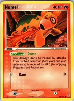 Numel 68/107 Deoxys Normal Pokemon TCG LP - Image 1