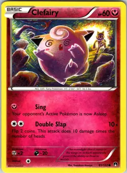 Clefairy 81/122 XY - BREAKpoint Pokemon TCG NM Normal - Image 1
